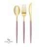 Mauve and Gold combo Cutlery Pack 32PK