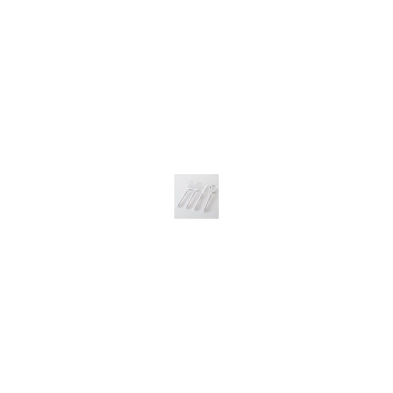 Neo Classic White and Silver Cutlery 32PK