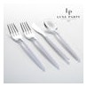 White and Silver combo Cutlery Pack 32PK