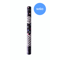 36-pack Gender Reveal Confetti Popper Niño Azul - 3 DISPLAYS INCLUIDOS