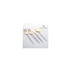 White and Gold combo Cutlery Pack 32PK