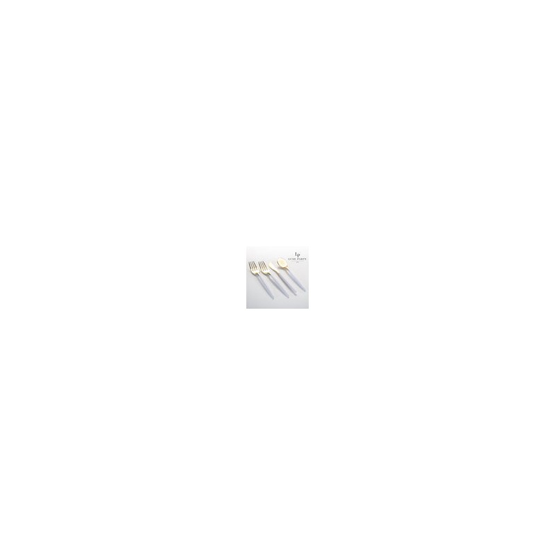 White and Gold combo Cutlery Pack 32PK