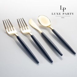 Navy and Gold combo Cutlery Pack 32PK