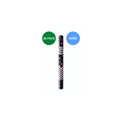 36-pack Gender Reveal Confetti Popper Niño Azul - 3 DISPLAYS INCLUIDOS