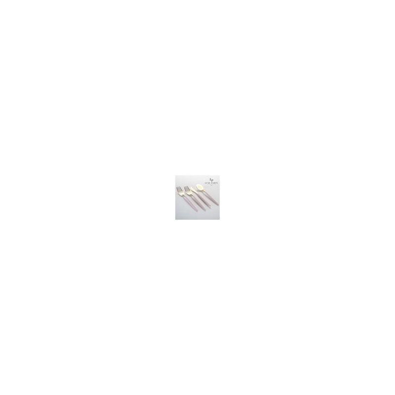 Blush and Gold combo Cutlery Pack 32PK