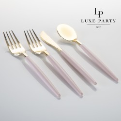 Blush and Gold combo Cutlery Pack 32PK