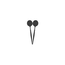 BLACK AND BLACK BELLA 2PC SERVING SPOON