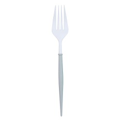 White Forks wGrey Hndle 8pk