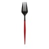 Black Forks w Red Handle 8pk
