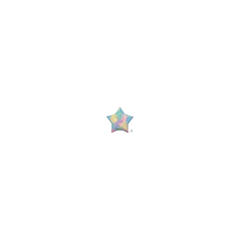 Estrella 22" Iridescent Pastel Rainbow