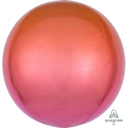 Ombré Orbz Red & Orange 16"