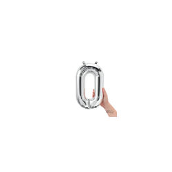 Número 0 plata 14"