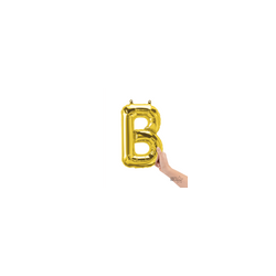 Letra B dorado 14"