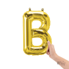 Letra B dorado 14"