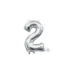 Número 2 plata 34"