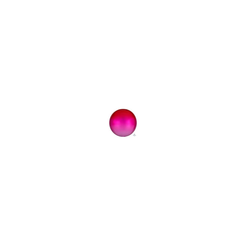 Ombré Orbz Red & Pink 16"
