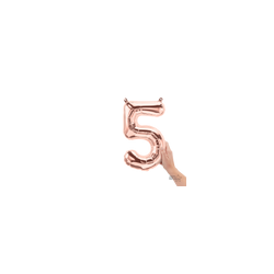 Número 5 rose gold 14"