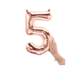 Número 5 rose gold 14"